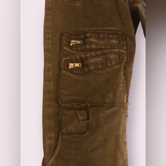 Hot Topic Denim Goth / Punk Black Hi-Rise Super Skinny Jeans | Size 3 - Picture 10 of 16